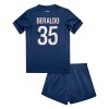 Officiële Voetbalshirt + Korte Broek Paris Saint-Germain Lucas Beraldo 35 Thuis 2024-25 - Kids